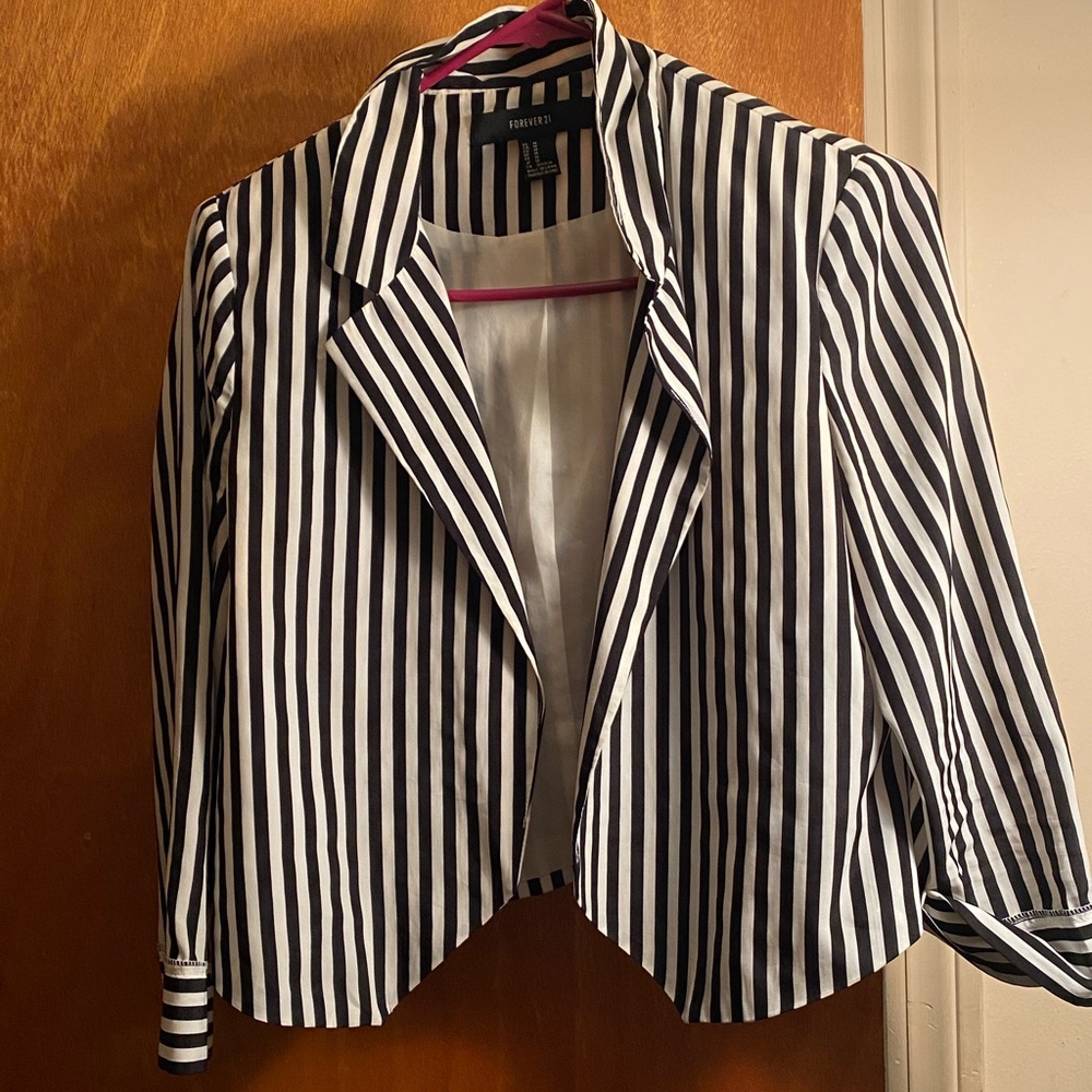 Black and White Blazer